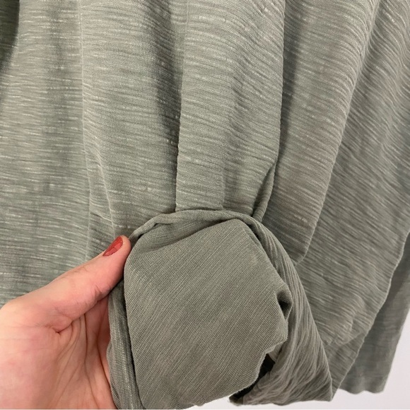 Leonard Frisbie Long Sleeve Tee Shirt Mens Size XL Green Raglan Wide Crewneck - Picture 6 of 10